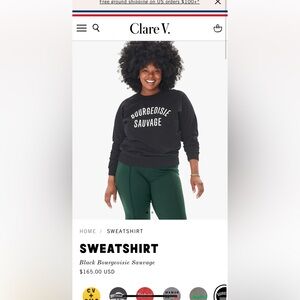 Clare V Sweatshirt
